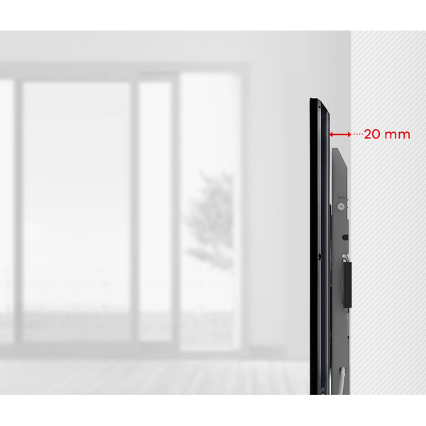 Uchwyt ścienny do TV z regulacją kąta nachylenia i systemem Easy Lock & Release (32-90") · WM6621