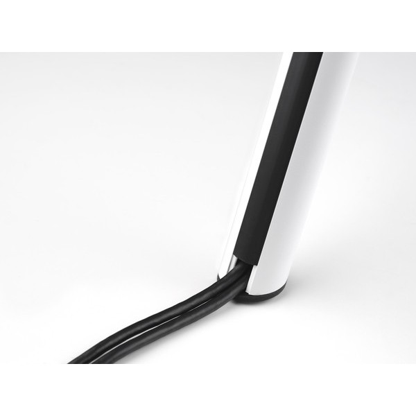 Metalowy stojak podłogowy do TV  TRIPOD z regulacją wysokości i obrotu (32-65″, biały) · WM7462