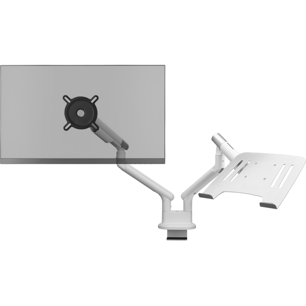 Uniwersalny uchwyt na laptopa pasujący do wszystkich naszych uchwytów do monitorów · DM0010