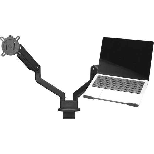 Uniwersalny uchwyt na laptopa pasujący do wszystkich naszych uchwytów do monitorów · DM0010