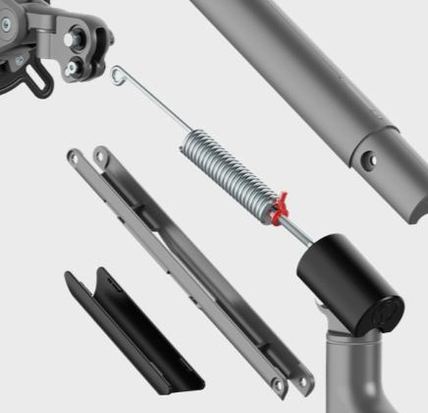 DM7210 – mechaniczny system sprężynowy (widok detalu)