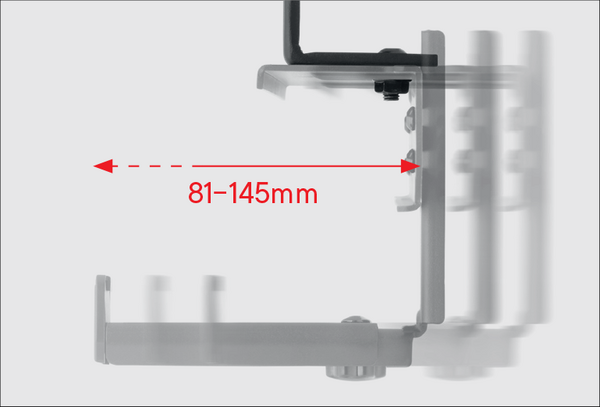 Regulacja głębokości uchwytu WM5360 81–145 mm