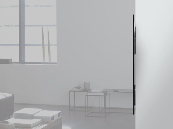 Uchwyt ścienny WM6812 – minimalny dystans od ściany (no gap)